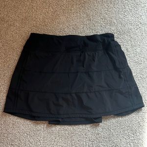 Black lululemon “Pace Rival” skirt in long